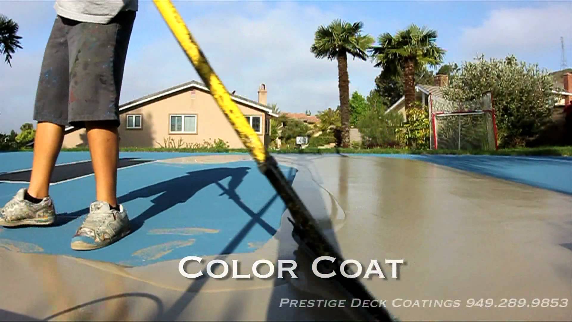 1920x1080 Prestige Decking Coating And Waterproofing Basketball Court - Basketball Court Painting