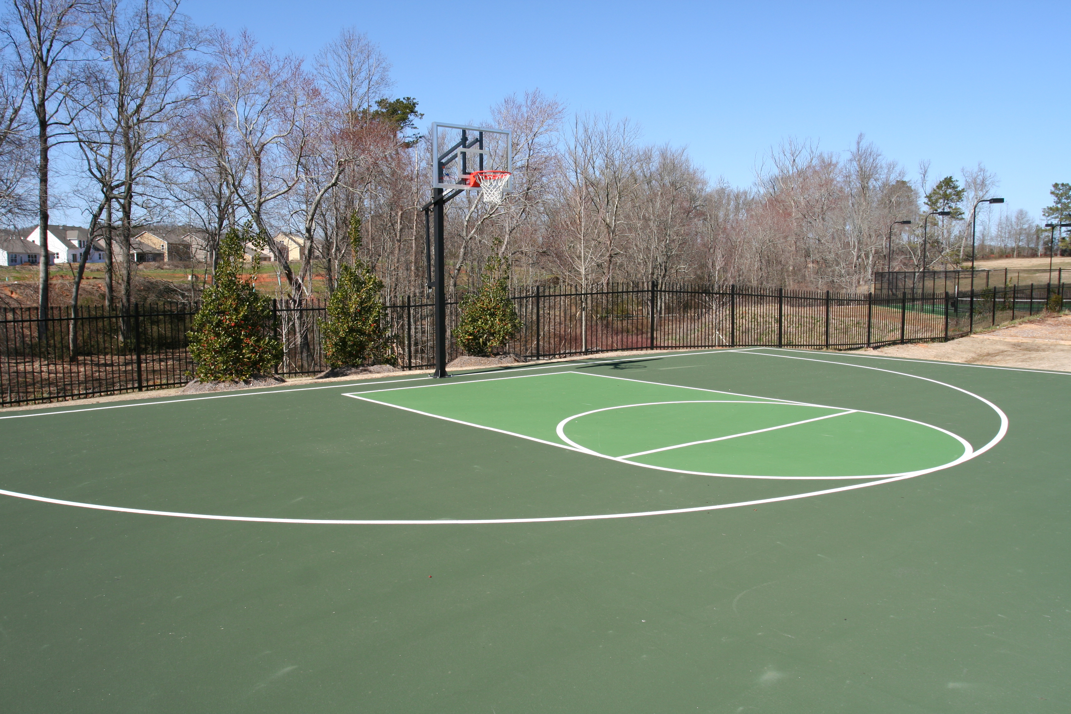 3456x2304 Sports Court Line Striping Atlanta Ga Curry Seal N Stripe - Basketball Court Painting