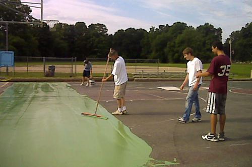 500x333 Basketball Court Paint Dubaiwebd - Basketball Court Painting