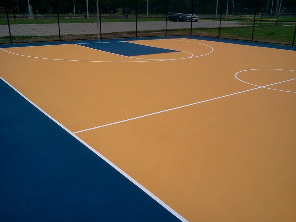 960x720 Basketball Court Surfaces Construction And Painting - Basketball Court Painting