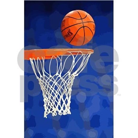 460x460 Basketball Hoop And Ball Painting Journal By Wickeddesigns4 - Basketball Hoop Painting