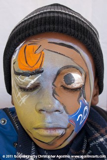 216x322 Facepainting Event Ncaa Basketball Hoop Fest The Story Behind - Basketball Hoop Painting