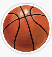 210x230 Basketball Painting Amp Mixed Media Stickers Redbubble - Basketball Painting