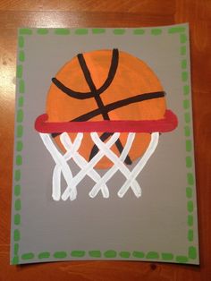 236x314 Basketball Canvas Painting Cute Crafty Ideas. - Basketball Painting Canvas