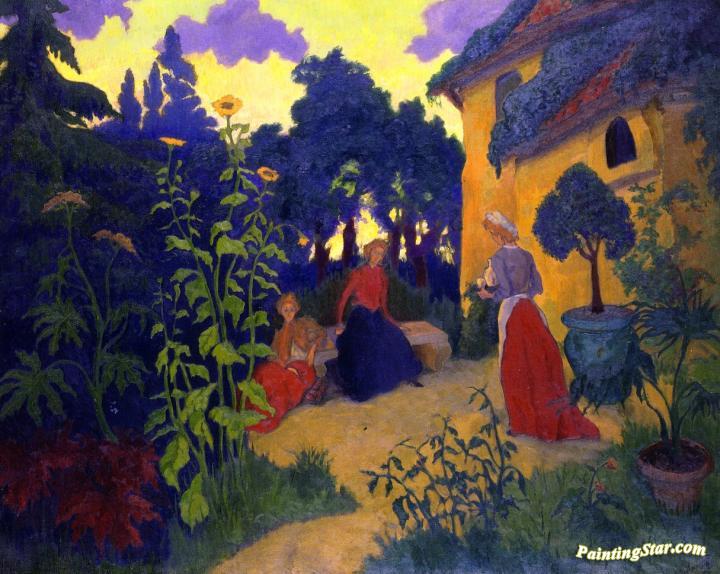 720x574 Au Pays Basque Artwork By Paul Ranson Oil Painting Amp Art - Basque Painting