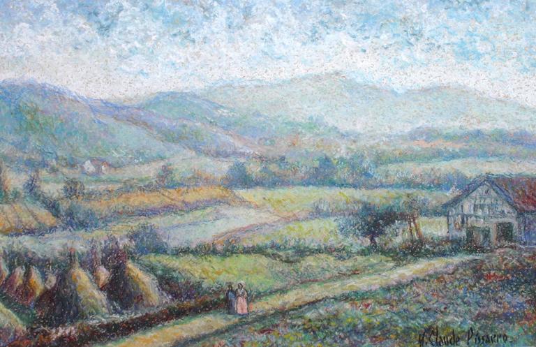 768x497 Hugues Claude Pissarro - Basque Painting