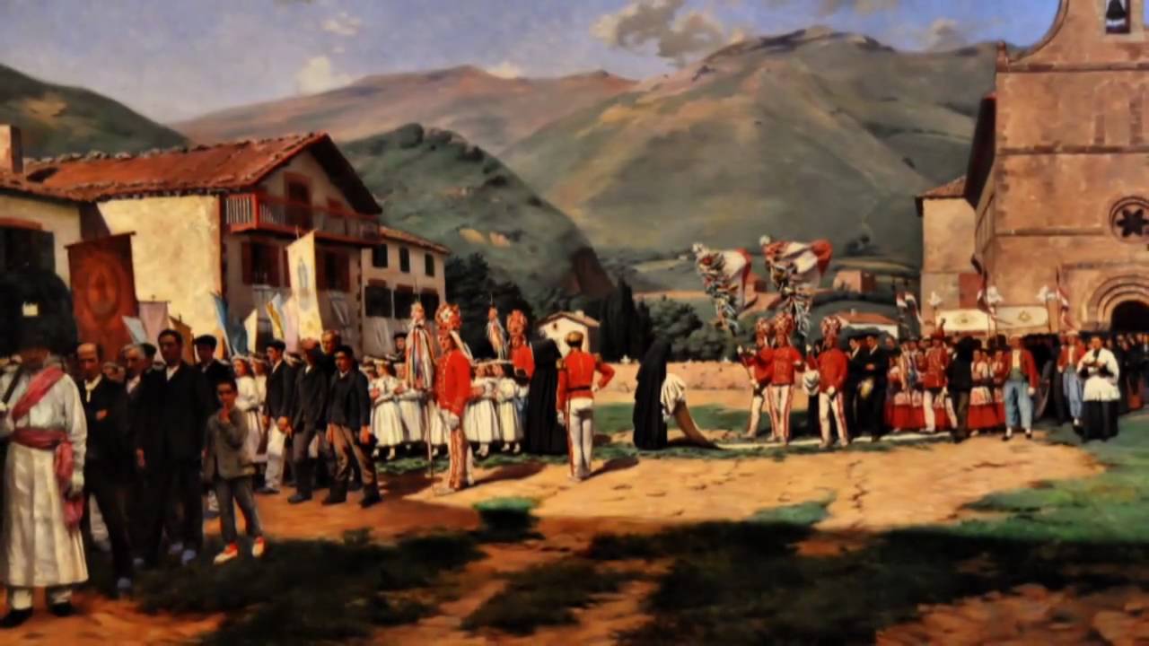 1280x720 Land Of Basque - Basque Painting