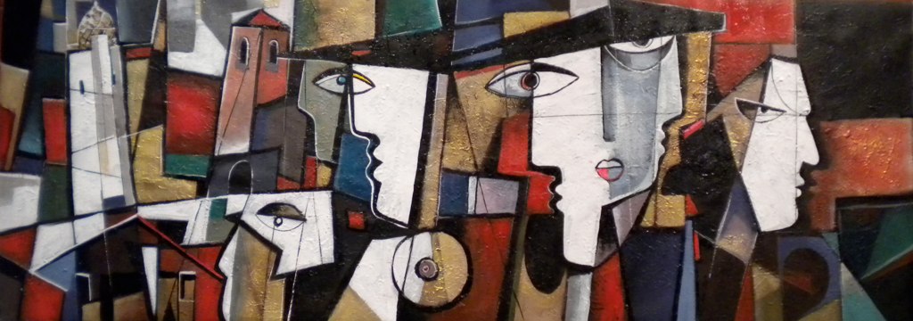 1024x360 Neo Cubism Art Collection Paul Ygartua - Basque Painting