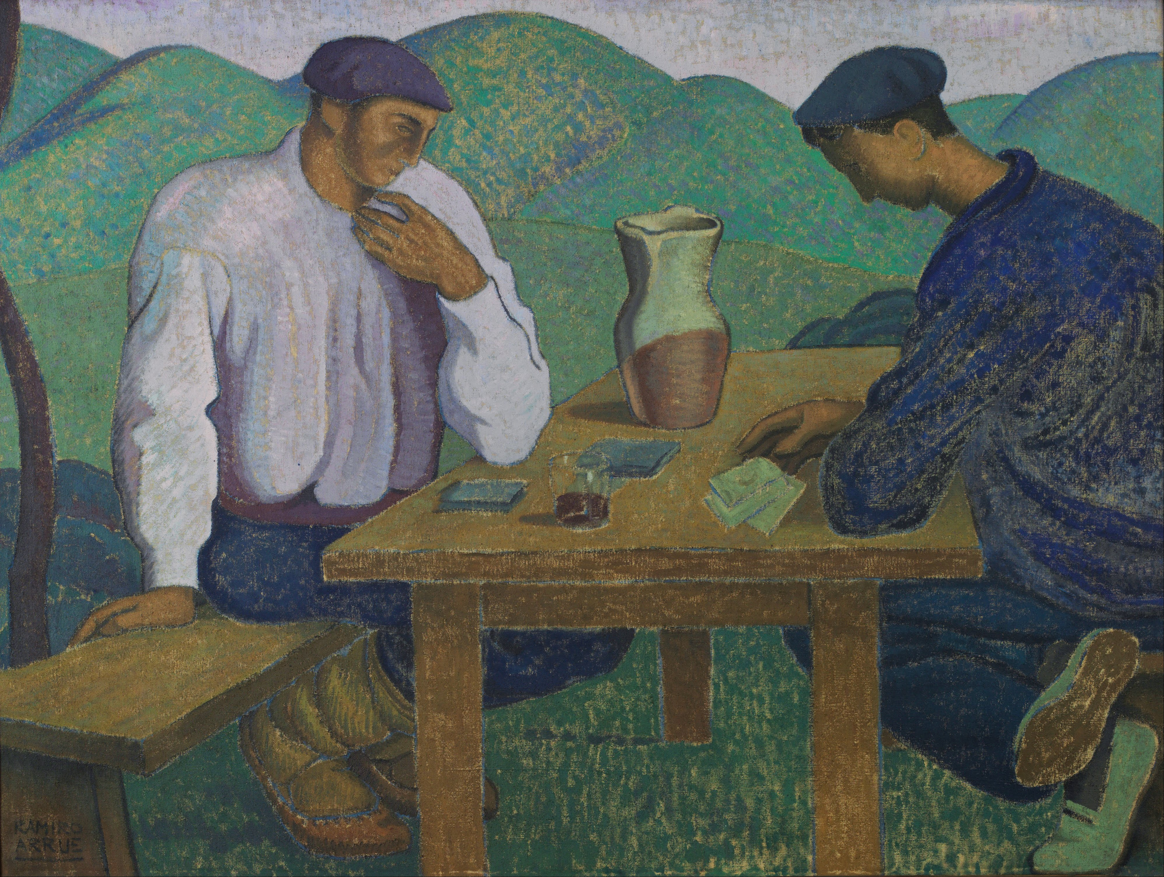 3989x3005 Ramiro Arrue - Basque Painting