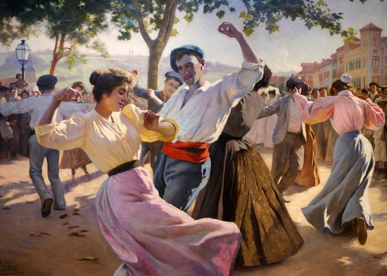 550x393 And Paintings - Basque Painting