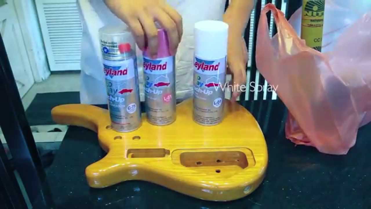 1280x720 Custom Pink Polka Dot Bass Amp How To Paint Job A Bass - Bass Guitar Painting