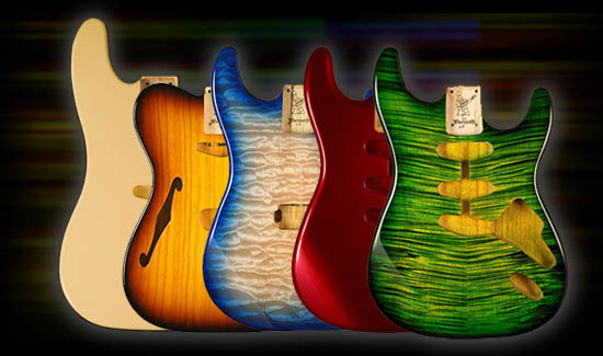 550x325 Warmoth Custom Guitar Parts - Bass Guitar Painting