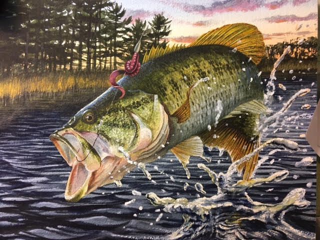 Bass Painting At PaintingValley Com Explore Collection Of Bass Painting   Bass Painting 19 