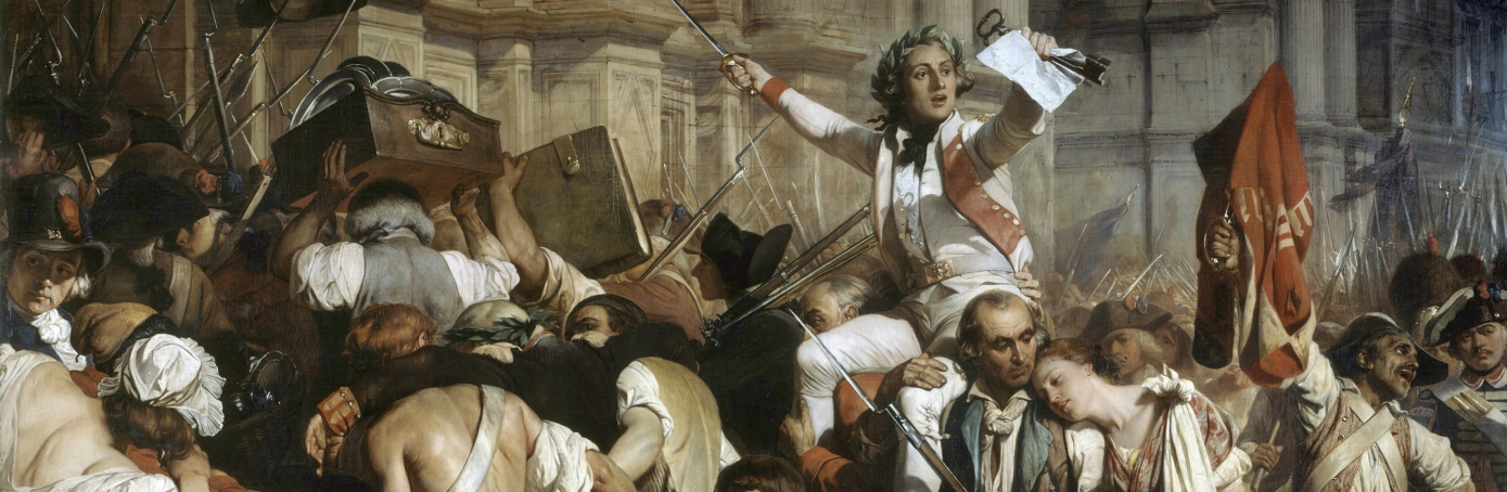 1389x454 Bastille Day - Bastille Painting