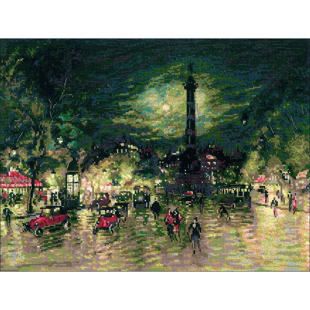 1000x1000 Bastille Painting Counted Cross Stitch Kit - Bastille Painting