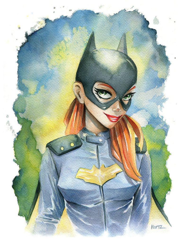 774x1032 Batgirl By Mikekretz Batman (Everything Amp Anything) - Batgirl Painting
