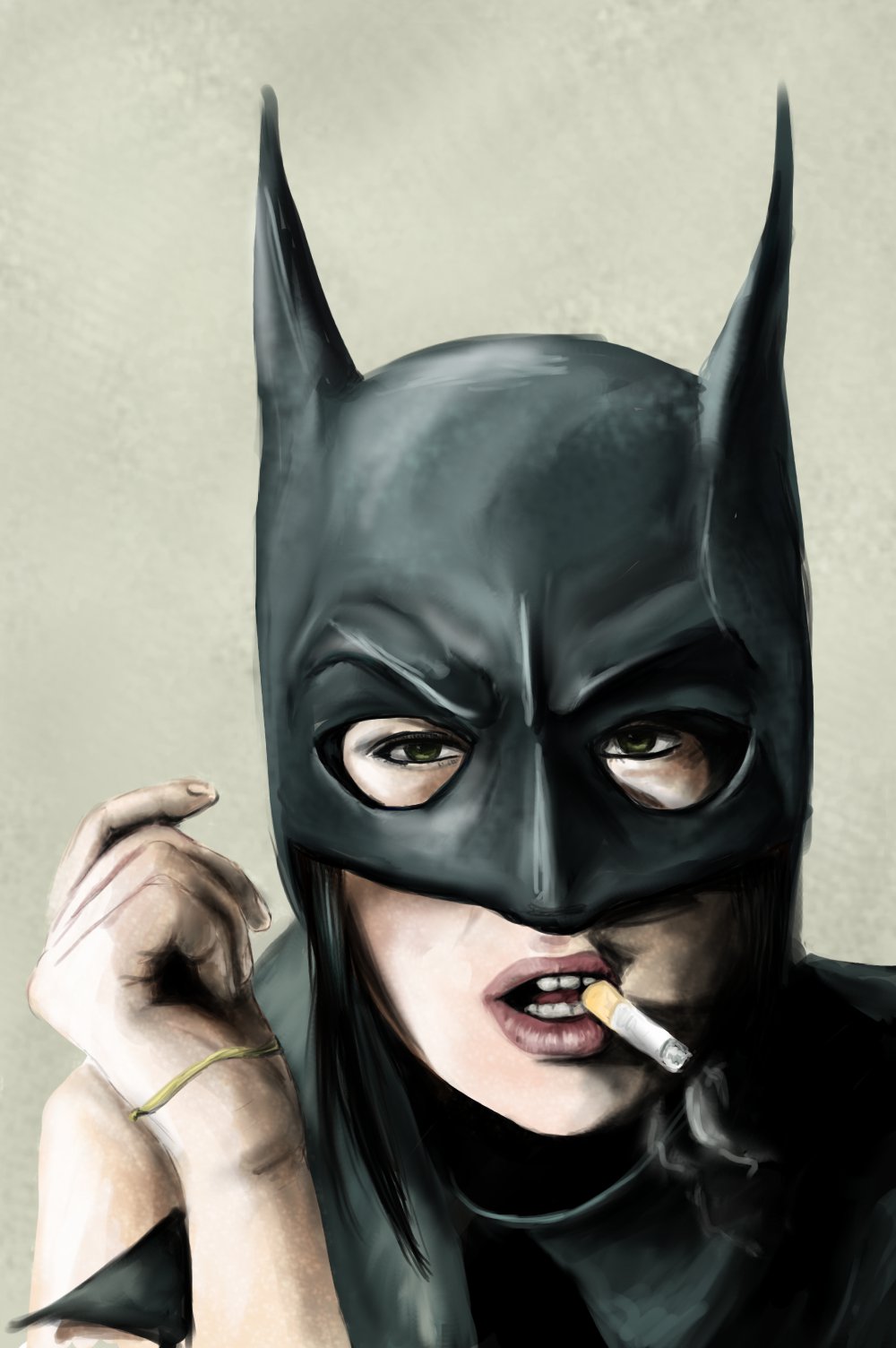 1000x1504 Batgirl By Tite Pao - Batgirl Painting