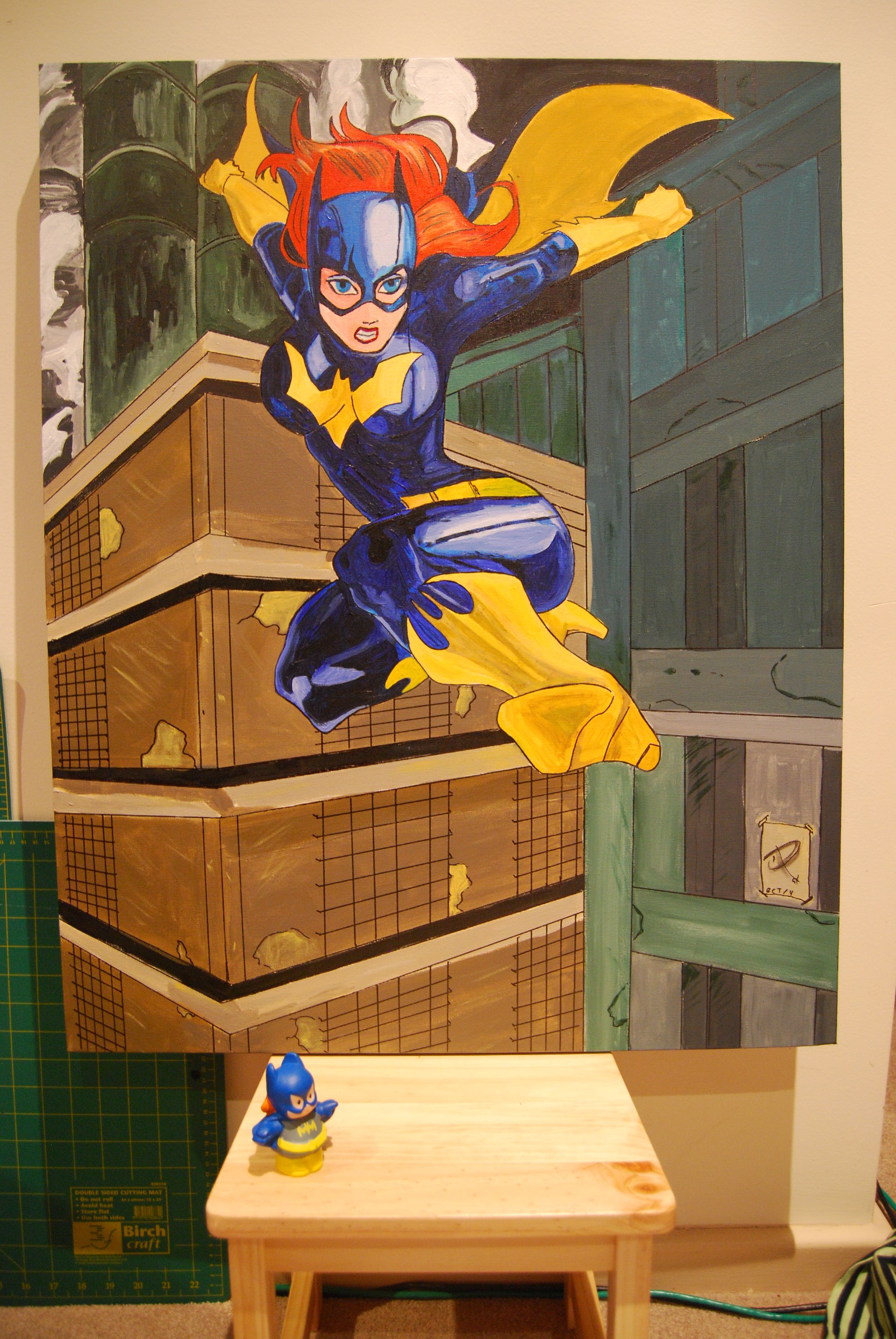 2592x3872 My Batgirl Painting - Batgirl Painting