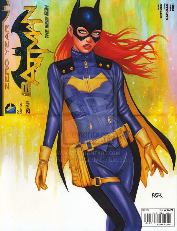 600x781 My Painting Of The New Batgirl Look! - Batgirl Painting
