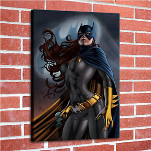 300x300 Original Oil Painting Hd Print On Canvas Art Deco,batgirl - Batgirl Painting