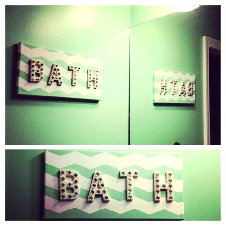 724x724 Bathroom Canvas Wall Art Or Prints Australia Annabelles - Bathroom Canvas Painting Ideas