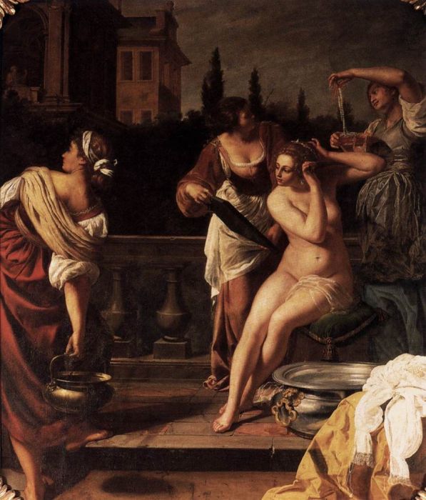 597x700 David And Bathsheba, 1640 - Bathsheba Painting