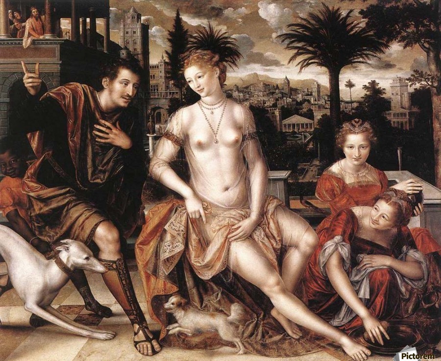 900x737 David And Bathsheba - Bathsheba Painting