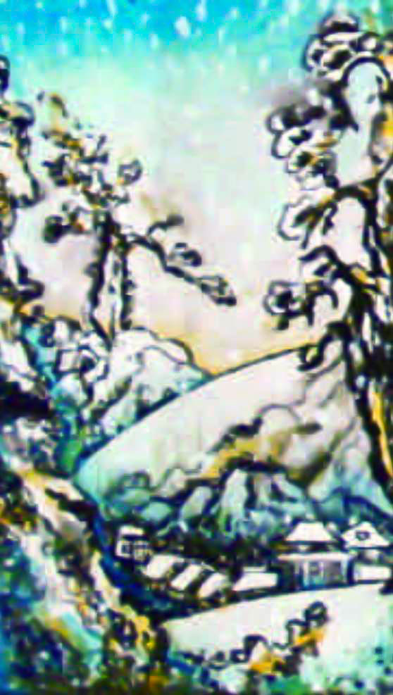 558x987 Painting On Cloth - Batik Painting On Canvas