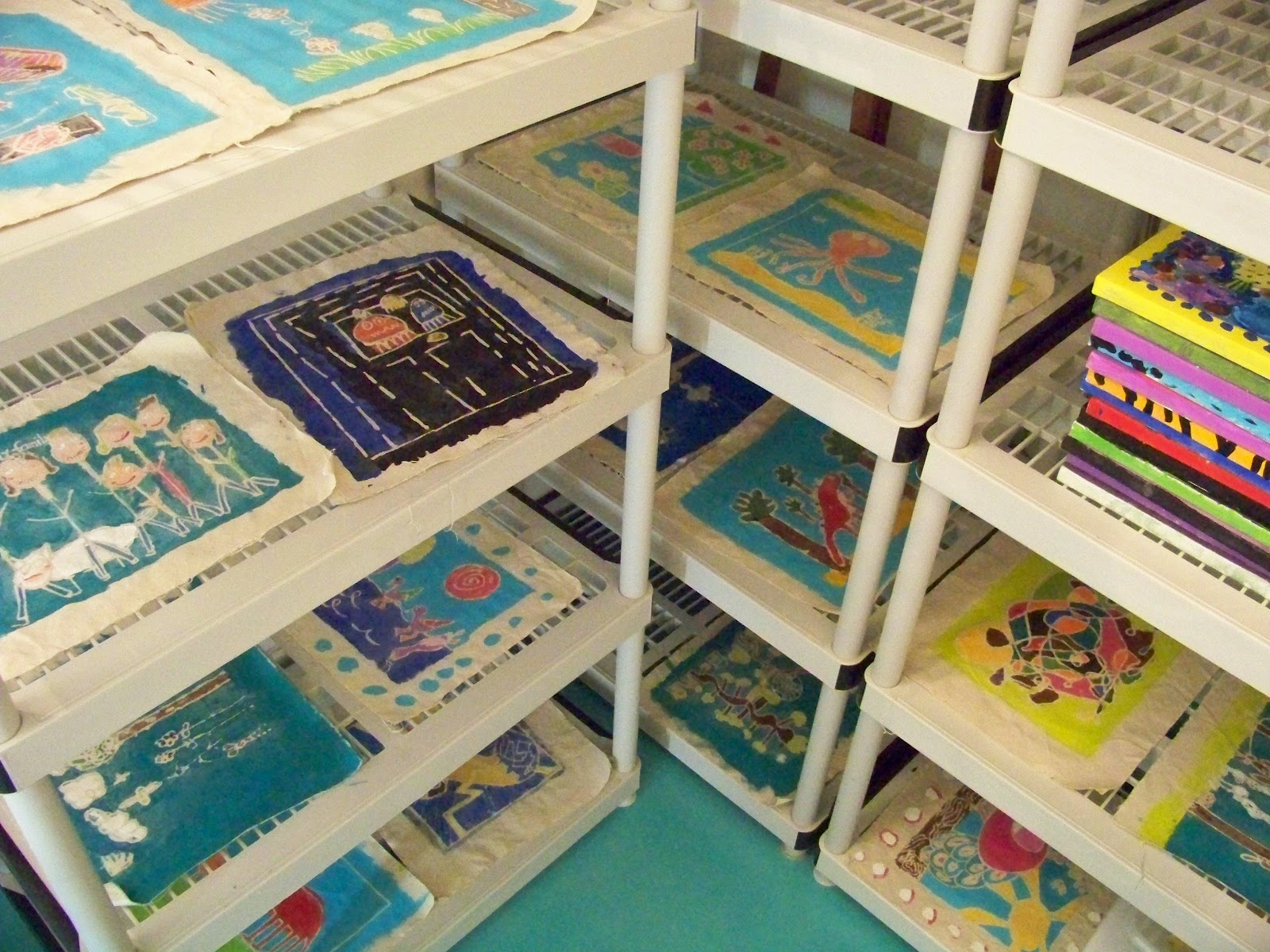 1600x1200 Candice Ashment Art Gorgeous Glue Batik On Canvas! - Batik Painting On Canvas