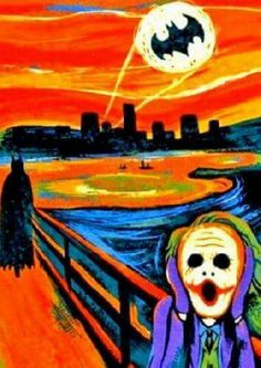 236x333 Classic Batman Amp Joker Painting H E R O E S Amp V I L L I A N S - Batman And Joker Painting