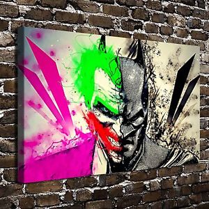 300x300 Dc Batman Joker Paintings Hd Print On Canvas Home Decor Wall Art - Batman And Joker Painting