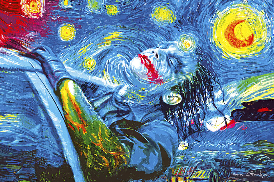 880x586 Design Stack A Blog About Art, Design And Architecture Works - Batman And Joker Painting