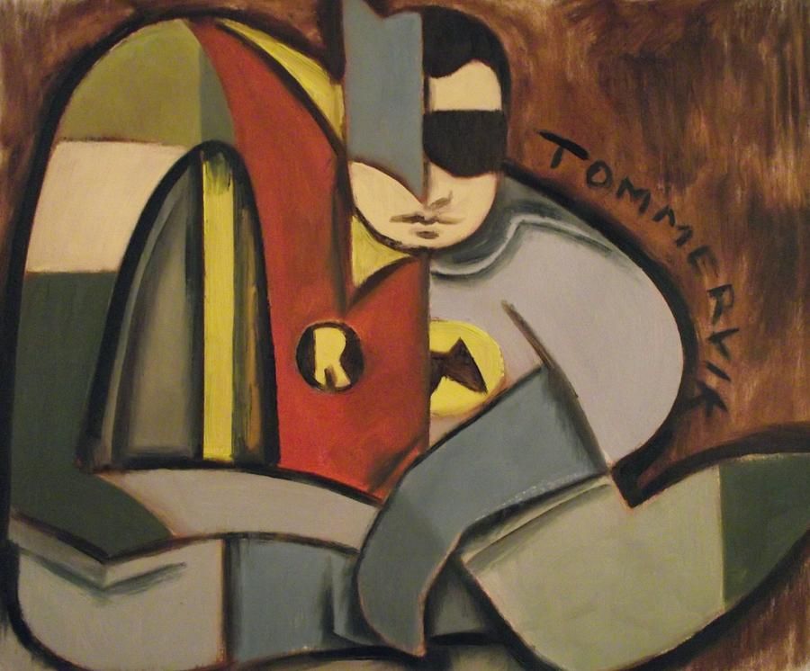 900x746 Tommervik Batman And Robin Canvas Print Canvas Art By Tommervik - Batman And Robin Painting