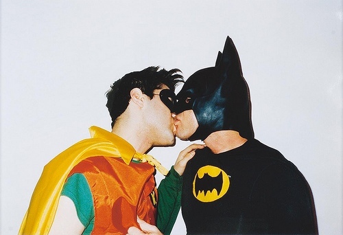 500x342 Watercolor Painting Hausoflogan - Batman And Robin Painting