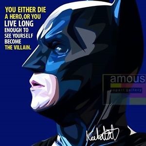 300x300 Batman Canvas Canvas Quotes Wall Decals Photo Painting Framed Pop - Batman Canvas Painting
