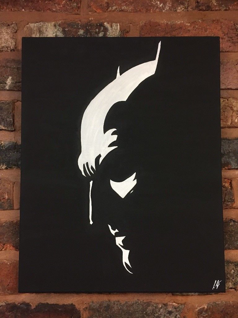 Batman Acrylic Painting