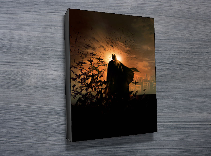 900x666 Batman Begins - Batman Canvas Painting
