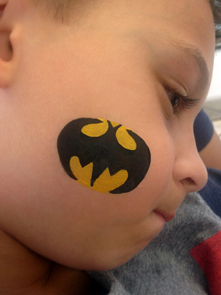 432x576 Face Painting Gallery - Batman Face Painting