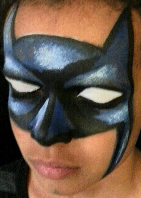 452x637 Face Painting Paradise Batman By Facepaintingparadise - Batman Face Painting