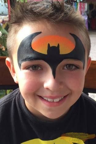 313x470 Face Painting Patterns Batman, Face And Google - Batman Face Painting