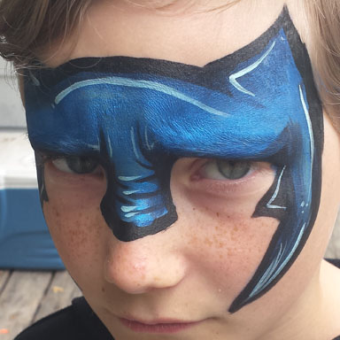 384x384 Batman Mask ~ Classic And Easy! - Batman Face Painting