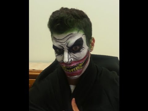480x360 Joker Face Painting Tutorial (Batman) - Batman Joker Painting