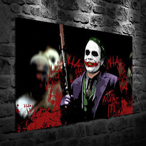 300x300 A02 Batman Joker Oil Painting Hd Print Wall Decor Art On Canvas - Batman Joker Painting