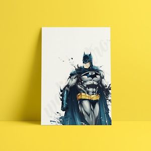 300x300 Batman Watercolor Painting Splatter - Batman Painting