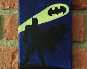 340x270 Batman Painting Etsy - Batman Painting