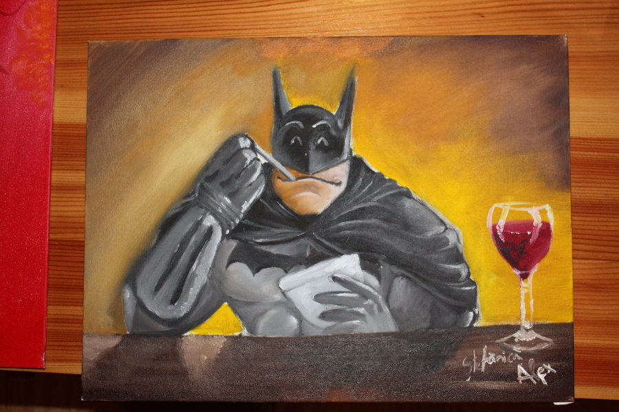 900x600 Batman Painting By Magojiro - Batman Painting