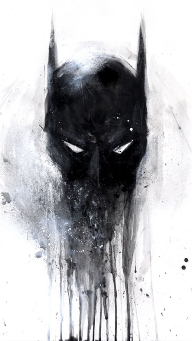 640x1136 And Get The Free App! Art Creative Batman Movie Superhero - Batman Painting