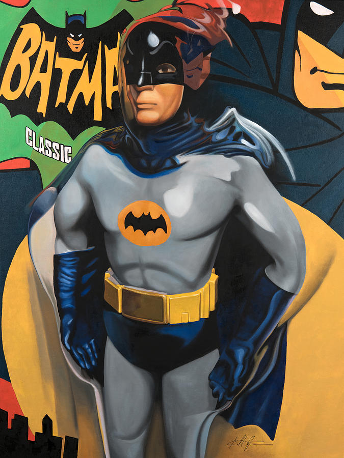 675x900 Batman Painting By Karl Melton - Batman Painting