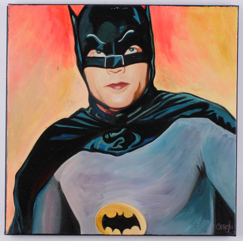 1000x994 Online Sports Memorabilia Auction Pristine Auction - Batman Painting Online
