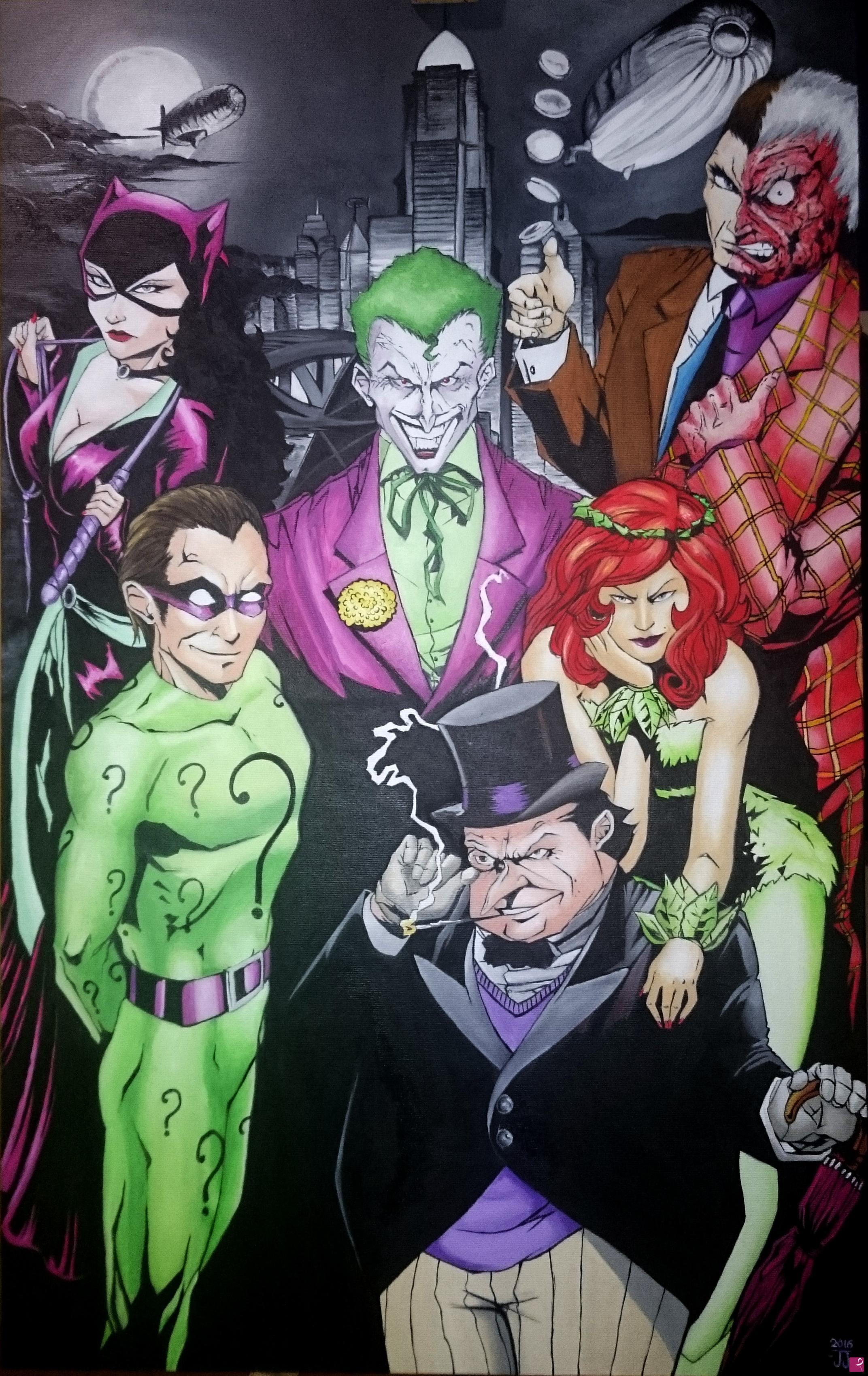 2144x3398 Sale Painting - Batman Painting Online